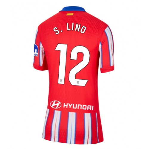 Dres Atletico Madrid Samuel Lino #12 Domaci za Žensko 2024-25 Kratak Rukav